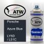 Preview: Porsche, Azure Blue, LY5D / L51C: 400ml Sprühdose, von ATW Autoteile West.